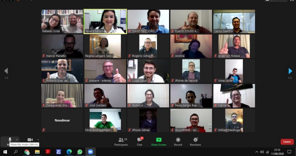 Novos presidentes de associações empresariais são capacitados pela Cacispar