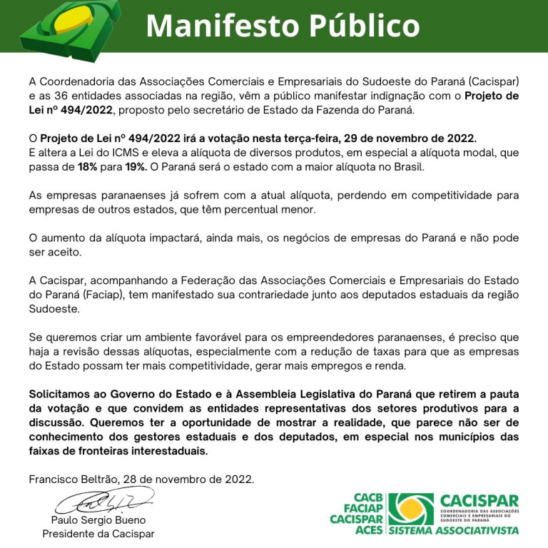 Manifesto Público